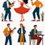 Profession - Sticker Sheet v15